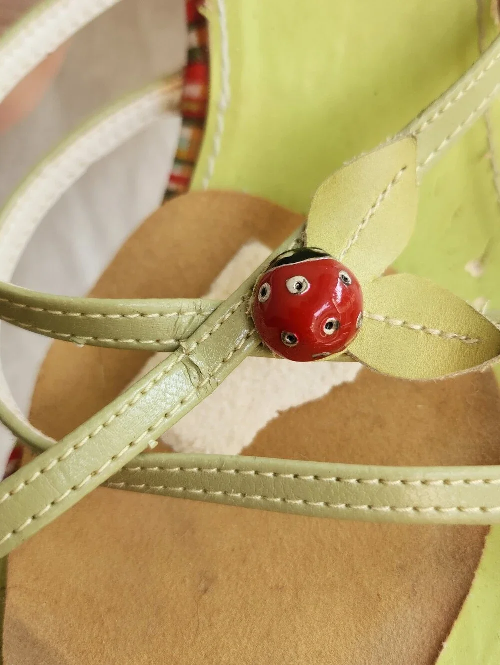 Vintage Ladybug Heels